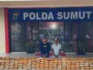 Pengiriman 272 kilogram Ganja Asal Aceh Kandas di Polda Sumut    